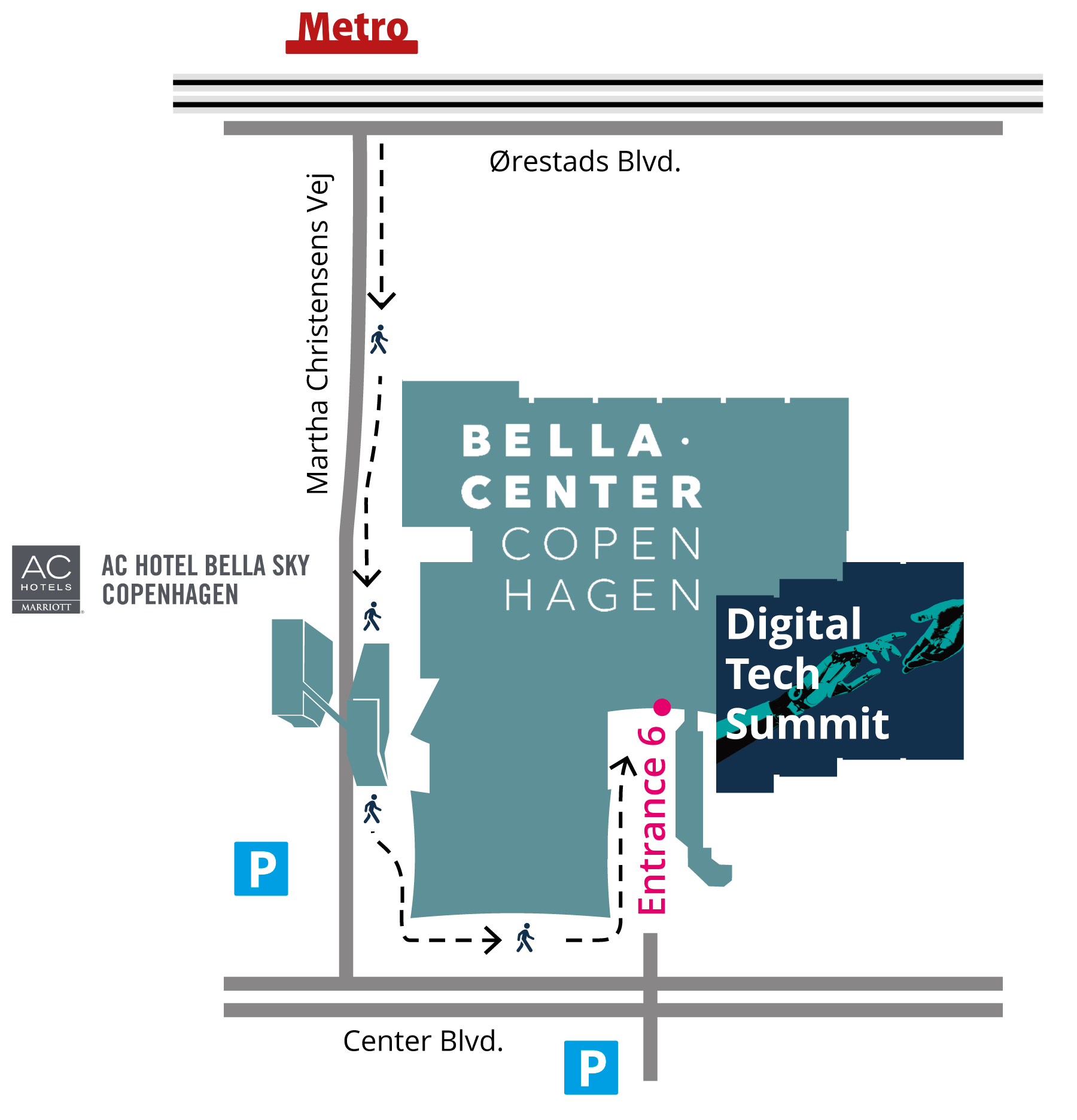 Map of Bella Center CPH