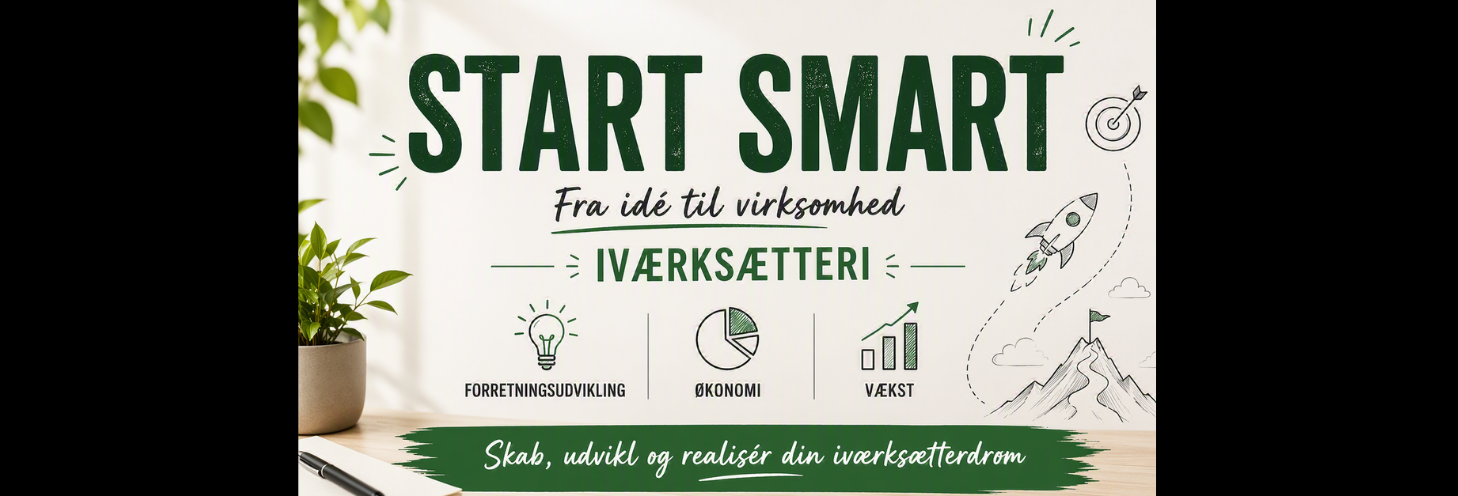 Iværksætter -Start Smart,  hjælp til at starte virksomhed