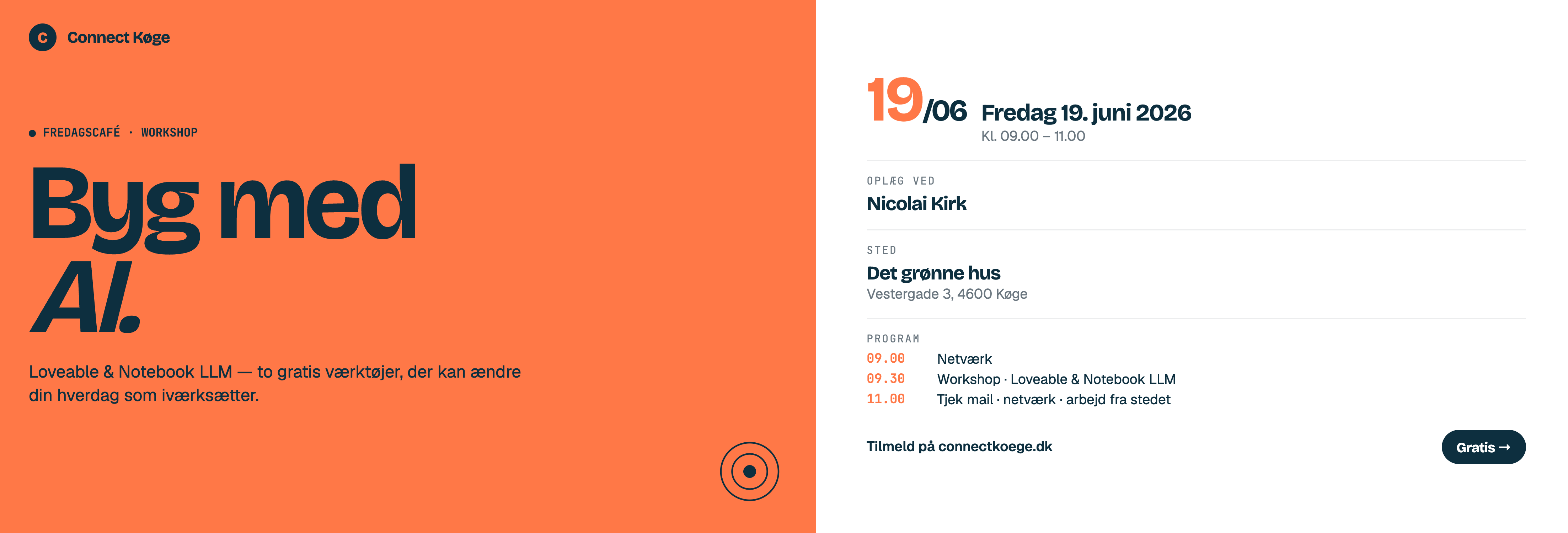 Iværksætter café - Loveable & Notebook AI